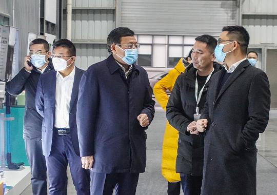 邵陽市委副書記、市長華學健到企視察